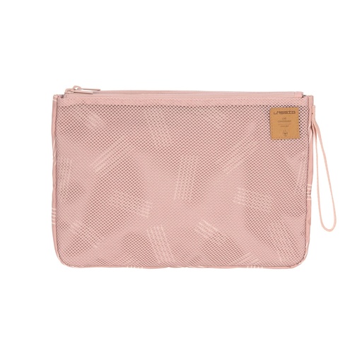 [425209] LUIERMATJE, Changing Organizer, Stripes rose, aop streepjes, herbruikbaar, in etui, 2021