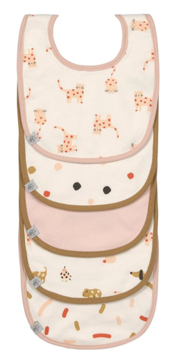 [451440] SLABBETJE, Little Mateys spicey orange, Value Pack, velcrosl., badstof/ kunststof, waterdicht, 5 stuk(s), 2023