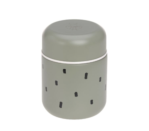 [463487] Laessig | Thermos Food Jar Happy Prints Light Olive 350ml