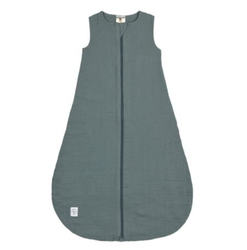 [474299] SLAAPZAK, 80cm, ZM, 1.0TOG, petrol green, Muslin, groen, uni, tetra, klassiek model, 2023