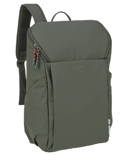 [474569] VERZORGINGSTAS, Slender Up Backpack, olive, gerecycl. polyester, +luiermat, +isoth. flessenh., Green Label, 2023