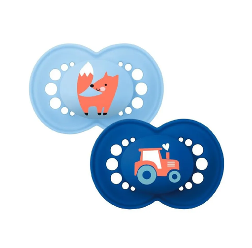 [451969] MAM | Fopspeen Original Silicon Blauw 6-16m