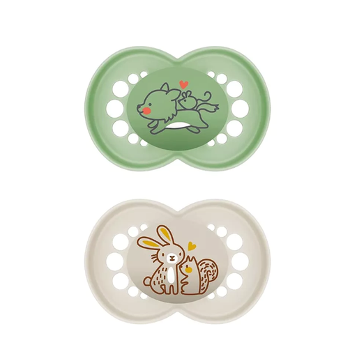 [451970] FOPSPEEN, 6-16m, Pure, Love, sil, uni, Original Silikon, siliconen speen, ortho/physio, 2 stuk(s), 2023/2024