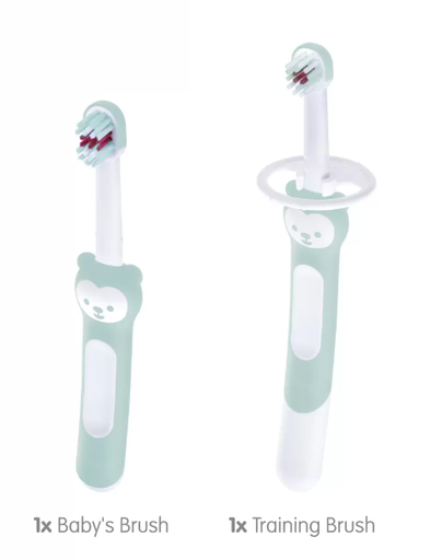 [462996] GEWONE TANDENBORSTEL, Learn to Brush Set, boy, zachte borstels, Oral Care, 2 stuk(s), tandverzorging, 2023/2024