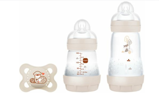 [480673] FLESVOEDING STARTERSET, S, uni, Starter Set, Elements, 1 x fles 160ml /1 x 260ml in PP/1 x fopspeen Start, 2023/2024