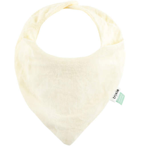 [427427] SPUUGDOEKJE, Pure, Bandana, ecru, uni, drukknopensluiting, driehoek, linnen, verstelbare sluiting, 1 stuk(s)