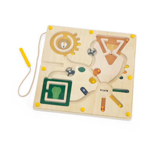 [463131] Trixie | Educatief Speelgoed Magnetisch Doolhof Hout 25x2,1x27,5cm