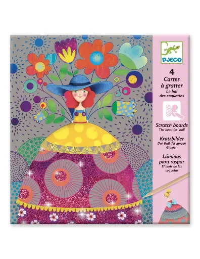 [94683787] Djeco kraskaarten Het bal der schoonheden 6-10 jr