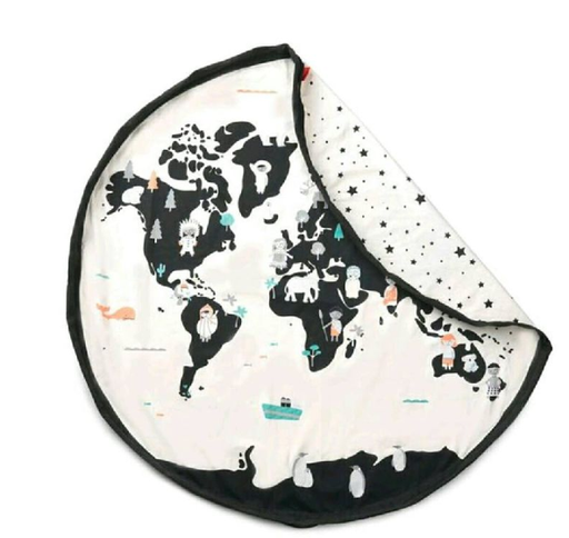[361966] Speelmat en opbergzak Worldmap-Stars Play and Go