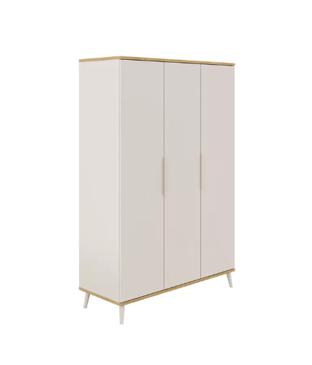 [477595] Paidi | Kast Hazel 3-deurs Soft Close Cashmere Beige/Oak Montana Imitation 130,4x198x52,4cm