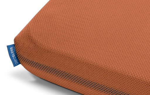 [436871] Aerosleep | Hoeslaken Sleep Safe vr Park Fitted Sheet Polyester Redwood 75x95cm