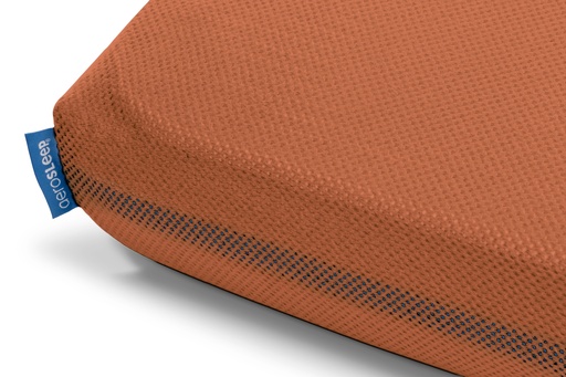 [436883] Aerosleep | Hoeslaken Fitted Sheet Sleep Safe Redwood 60x120cm  