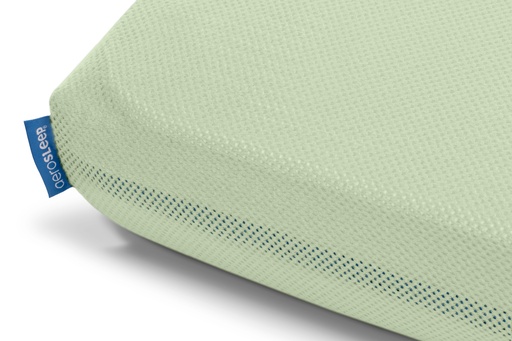 [447632] Aerosleep | Hoeslaken Fitted Sheet Premium Sleep Safe Olive 70x140cm  