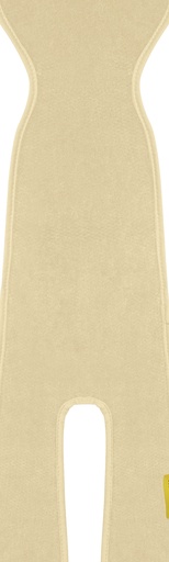 [464234] INLEGKUSSEN, Groep 2/3 with legs, vanil vanilla, uni, Air Layer, vr autostoel, univ model, 31x108, met gordelop, 2023