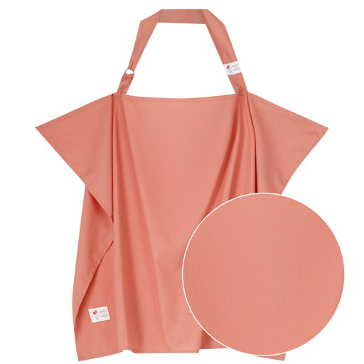 [471481] BORSTVOEDINGSDOEK, epic pink, schort, Nursing Cover, roze, uni, katoen, model: schort