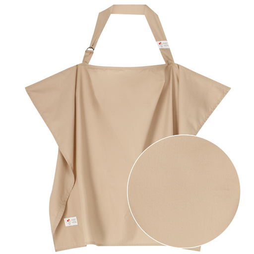 [482734] BORSTVOEDINGSDOEK, epic natural, schort, Nursing Cover, ecru, uni, katoen, model: schort