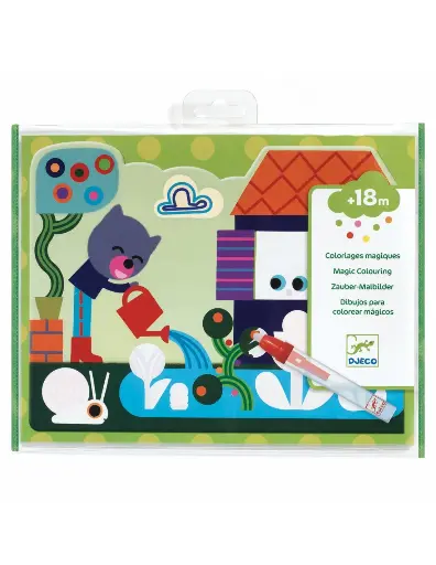 [106477490] Kleuren met water Verborgen in de tuin - Djeco