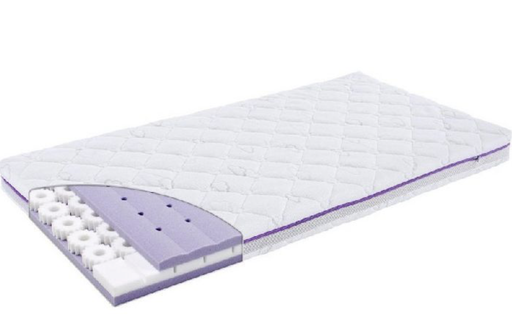 [467722] MATRAS, vr babybed 60x120, Waterfall, 11cm dik, koudschuim kern, 40 kg/m³, polyester/Tencel hoes, afneembare hoes