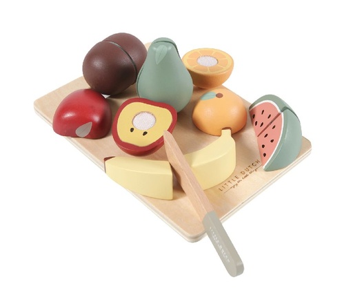 [114494428] Little Dutch houten fruit snijset