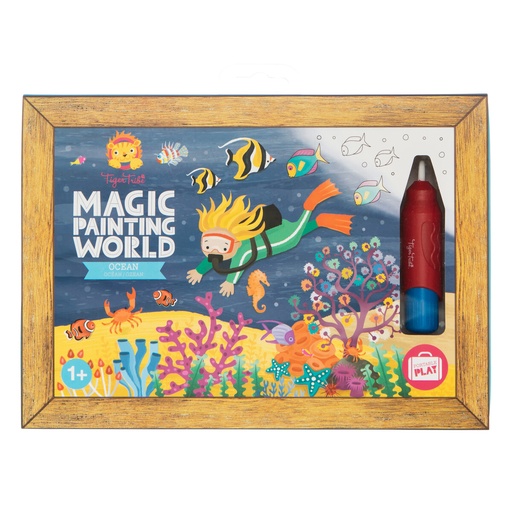 [117163203] Tiger Tribe kleuren met water oceaan
