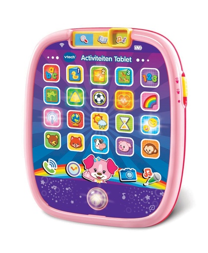 [359357] MULTIMEDIA, Activiteiten Tablet, roze, kunststof, +muziek, +activities, vanaf 9 maanden