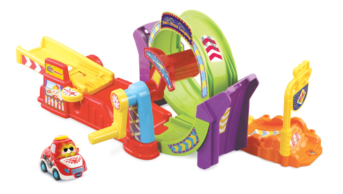 [394821] SPEELSET, Race & Stunt Looping, Toet Toet Auto's, multikleur, uni, kunststof, +muziek, vanaf 12 maanden