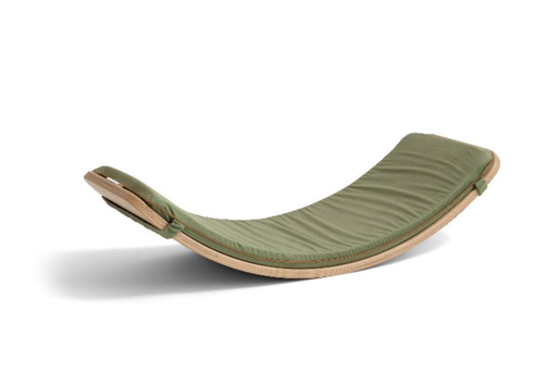 [463094] INLEGKUSSEN, Wobbel Deck, olive, groen, geschikt voor balansbord Wobbel Original/Wobbel Pro