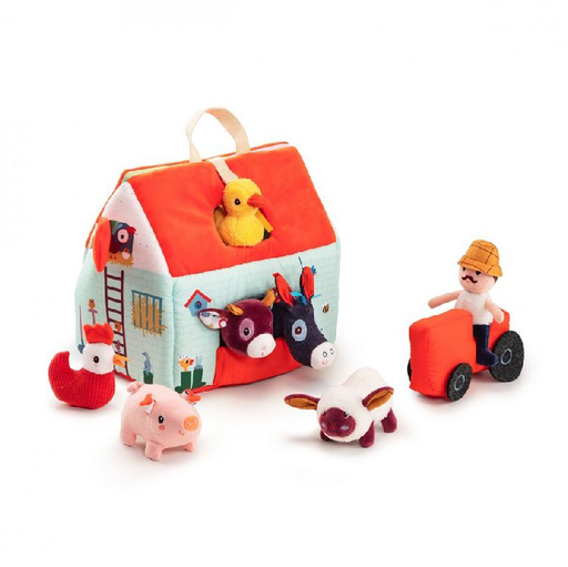 [412409] Lilliputiens | Speelset Farm Mijn Eerste Boerderij Textiel+18M