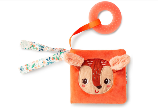 [436494] MAXI-COSI HANGER, Stella, Kijk- en speelboek, bruin, textiel, +muziek, +activities, vanaf 6 maanden