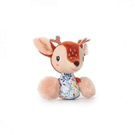 [474611] Lilliputiens | Rammelaar Stella Mini Rammelaar Textiel Oranje +0M