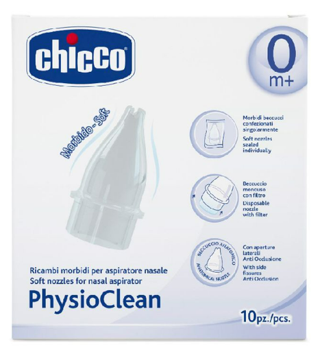 [221035] NEUSSTUK, Vervangkit vr neuspomp, vr Physioclean Soft & Easy, wegwerp- houdertjes met filter, 10 stuk(s), 2023