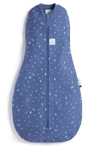 [403738] SLAAPZAK, 76cm, ZM, 0.2TOG, night sky, Cocoon Swaddle Bag, Cool Pouch, aop sterrenhemel, bio katoen, 2021