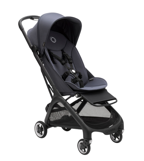 [437362] BUGGY, Butterfly, black/stormy blue-stormy blue, zwart alu frame, +regenh+boodschappenm, vierwieler, 2023