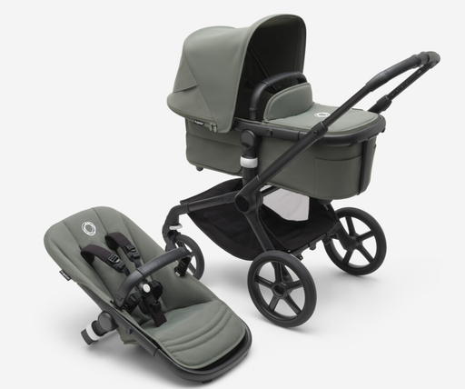 [458282] WANDELWAGEN, Fox 5 Complete, forest green/forest green, frame black, duwbeugel imitatieleder/black, 2023
