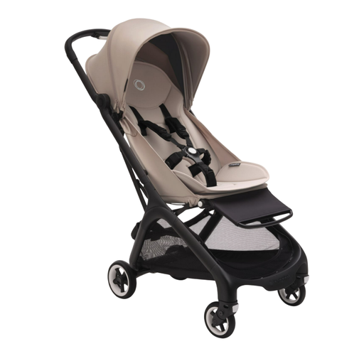 [476421] BUGGY, Butterfly, black/desert taupe-desert taupe, zwart alu frame, +regenh+boodschappenm, vierwieler, 2023