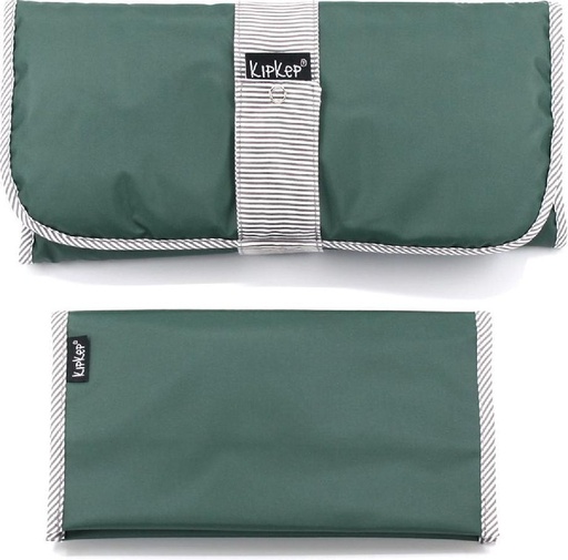 [414390] LUIERMATJE, Napper Combi-Set, calming green, Verschoonmatje + luieretui, groen, uni, herbruikbaar, 2022