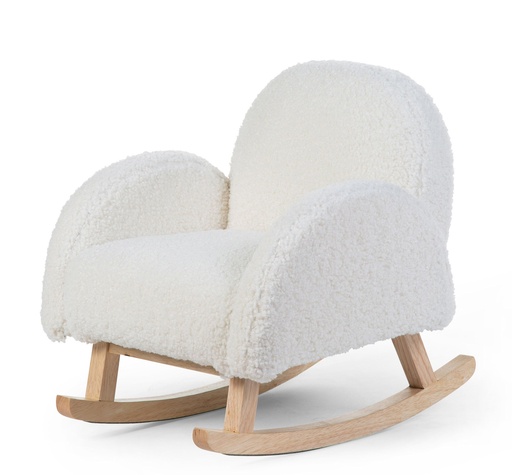 [401170] Childhome | Schommelstoel vr Kinderen Teddy Ecru Naturel