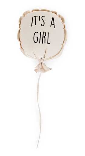 [401208] Childhome | Ballon Ecru Print "It's a Girl"