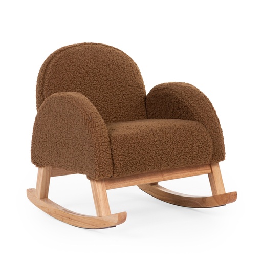[423023] KINDERZETEL, schommelstoel, Rocking Kids Chair Teddy, beige, bruin, uni, textiel/hout, 2021