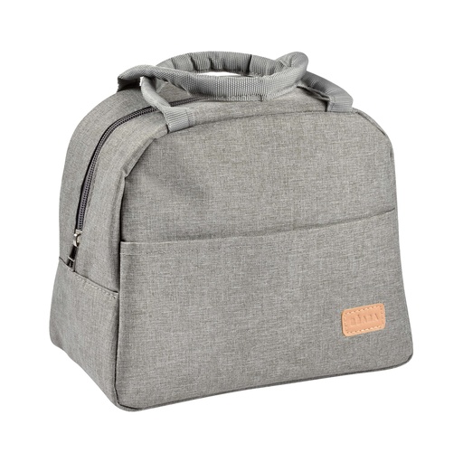 [438479] KOELTAS, heather grey, Isothermische Lunch tas, 21.5 x 23 cm, grijs, 5 l