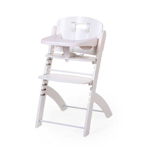 [442399] Childhome | Eetstoel Evosit Meegroeistoel+Eettablet White 