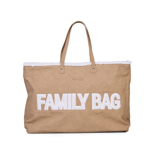 [447619] VERZORGINGSTAS, Family Bag, suede look, bruin, uni/print Family Bag, reistas, teddy, 2022