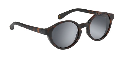 [455399] ZONNEBRIL, Merry, gevlamd, 2-4j, bruin , zonnef kl3, verstelb band, zijdel blok licht, verstelbare beentjes, in etui