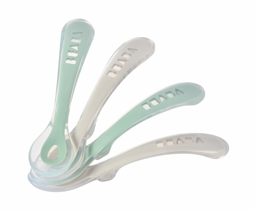 [455916] Beaba | Lepel Soft 2e Leeftijd Velvet Grey/Sage Green +8M 