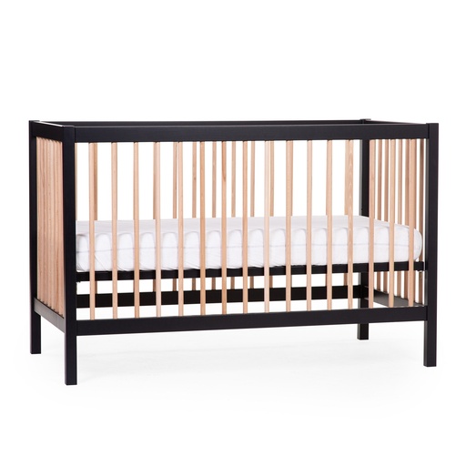 [462811] Childhome | Bed Black/Naturel 60x120cm 