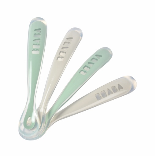[463803] Beaba | Lepel Soft 1ste Leeftijd Natural +4M 4-pack