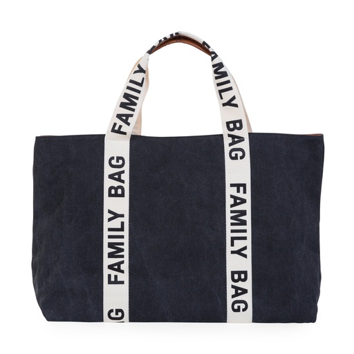[471922] VERZORGINGSTAS, Family Bag, black, Canvas, zwart, uni/print Family Bag, reistas zonder luiermat, Signature, 2023