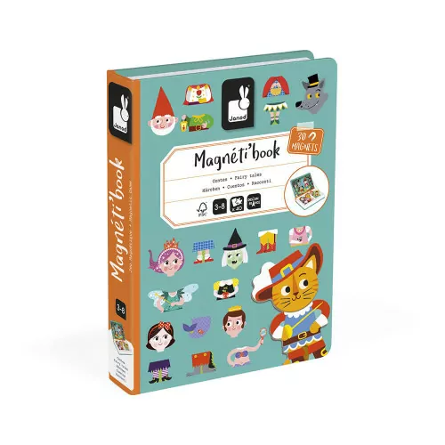 [118470363] Janod | Magneetboek Sprookjes 3-8Y 40st 