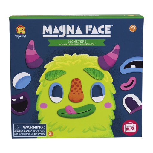 [119637835] Tiger Tribe magneetboek Magna Face Monsters