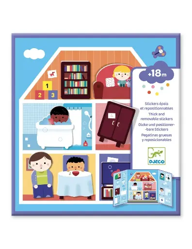 [124044459] Djeco | Stickerboek Het Huis 